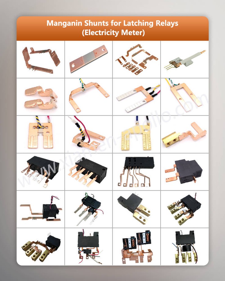 Manganin Shunts for Latching Relays Electricity Meter Manganin Shunts for Latching Relays Electricity Meter